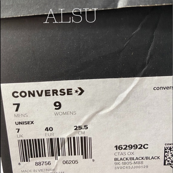 Converse Chuck Taylor All Star Purple Black Women - Picture 9 of 9